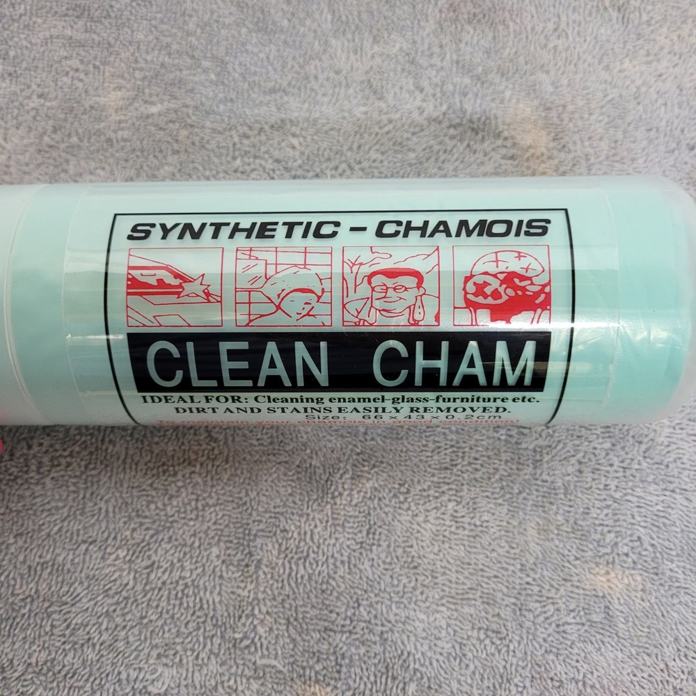 Clean Cham Synthetic Chamois Cleaning Cloth 66x43cm Car Glass Furniture Towel